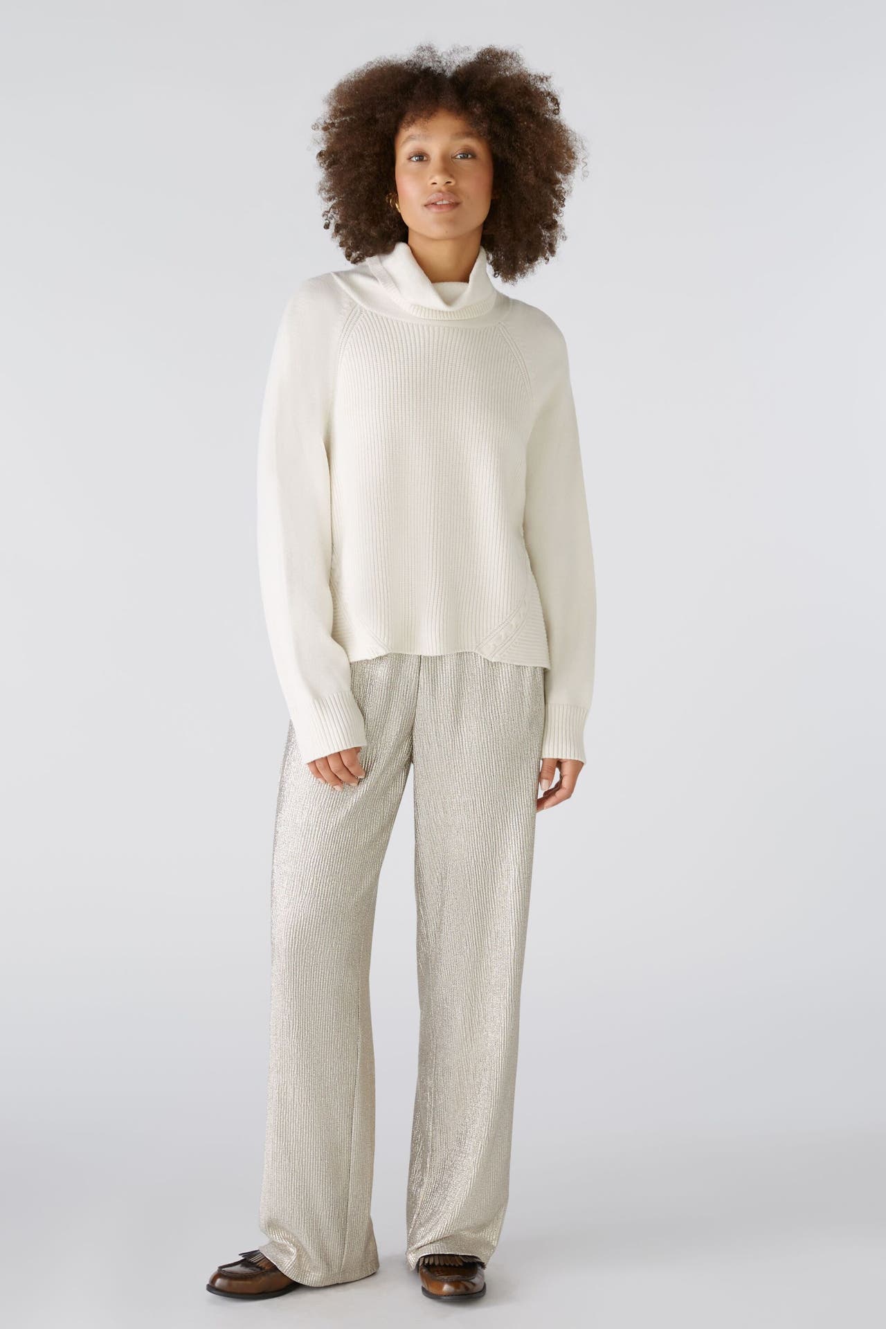 OUI Stoffhose lightgold Loose Fit, Bild 1