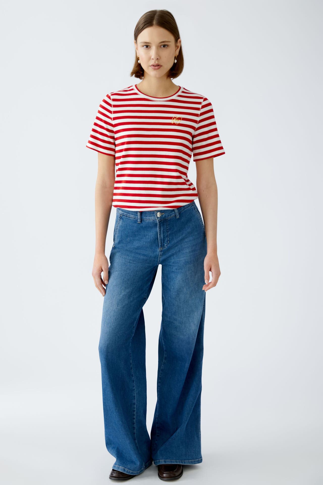 OUI T-Shirt whitered, Bild 1