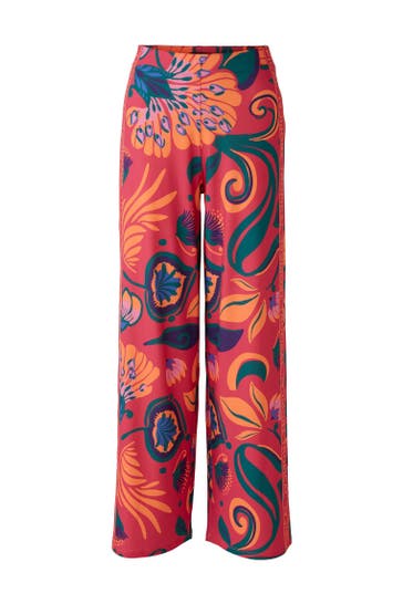 OUI Stoffhose pinkorange Loose Fit
