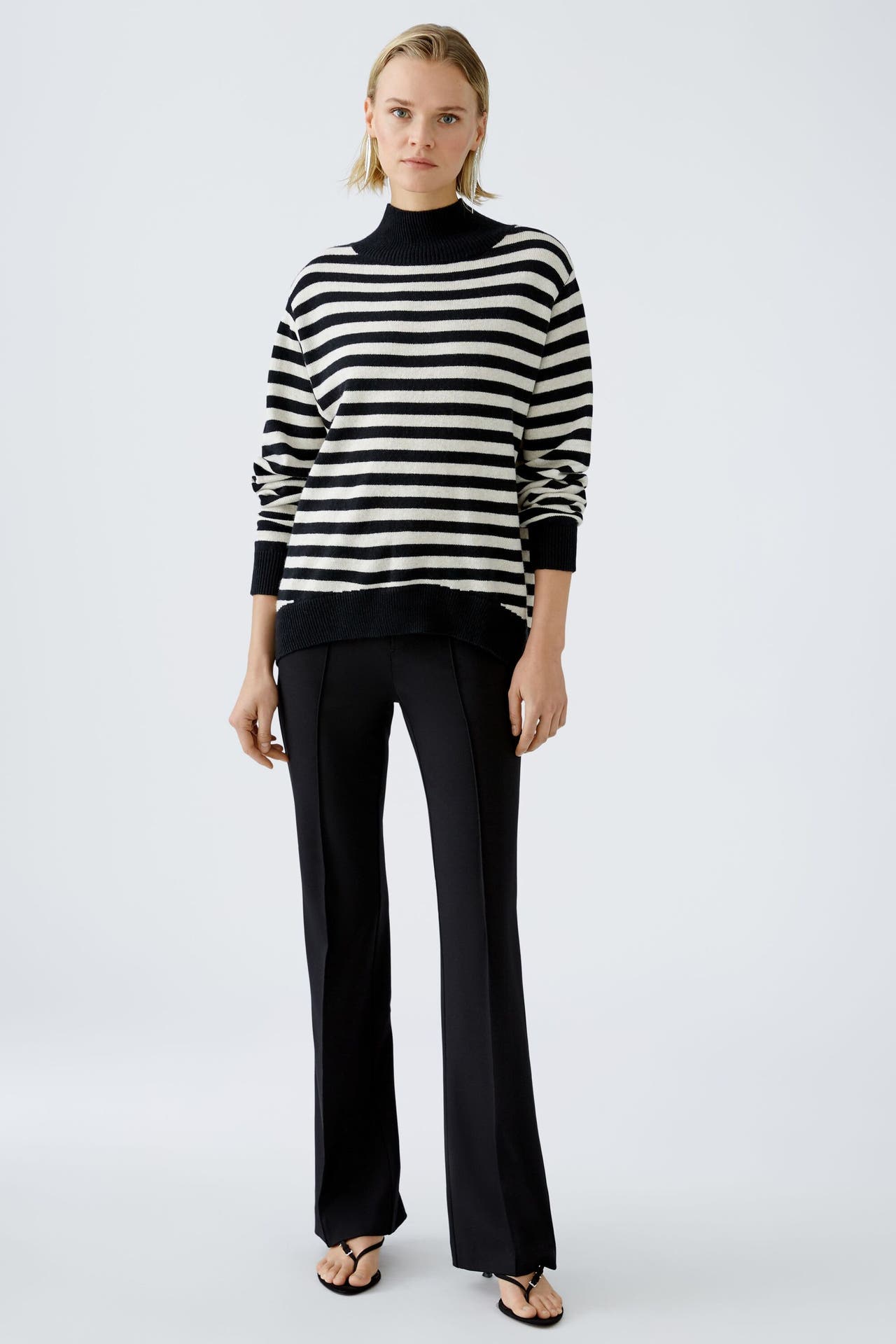 OUI Pullover blackoffwhite, Bild 1