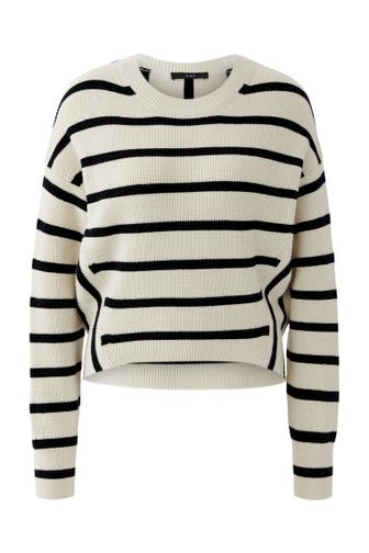 OUI Pullover whiteblack