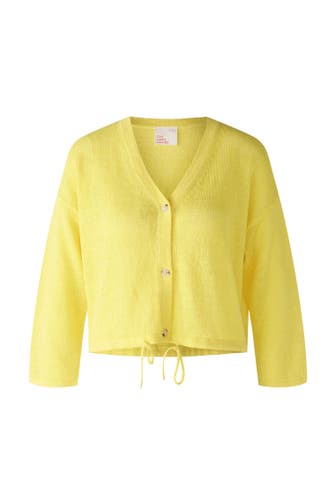 OUI Strickjacke yellow