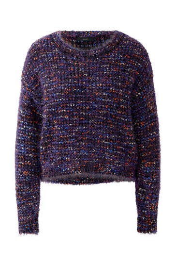 OUI Pullover blackviolett