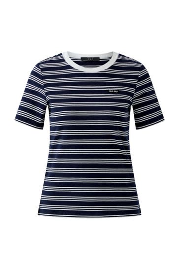 OUI T-Shirt whiteblue