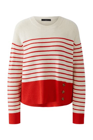 OUI Pullover whitered