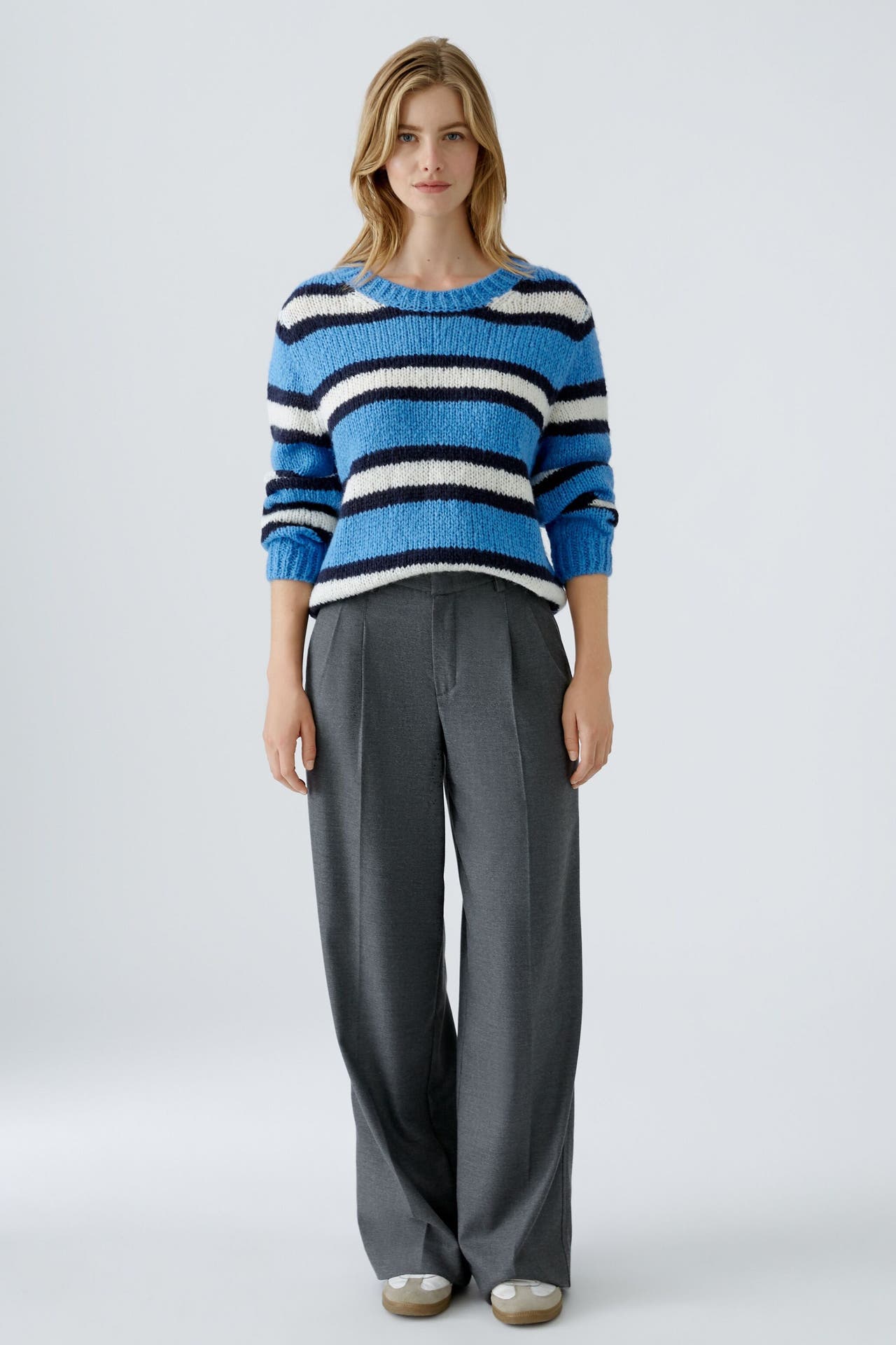 OUI Pullover bluewhite, Bild 1