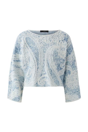 OUI Pullover ltbluewhite