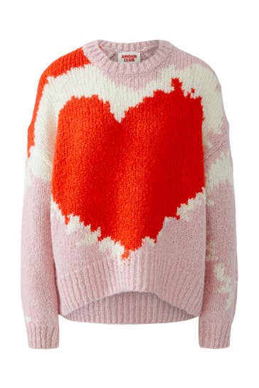 OUI Pullover rosered