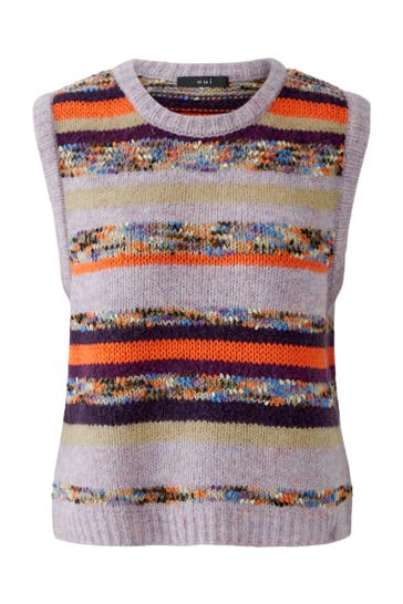 OUI Pullover lilaccamel