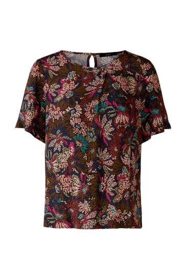 OUI Blusenshirt brownred