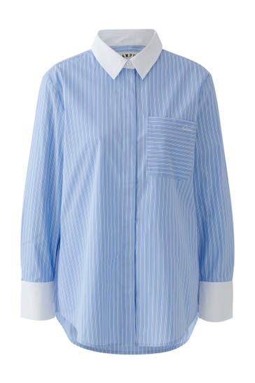 OUI Casual-Bluse ltbluewhite