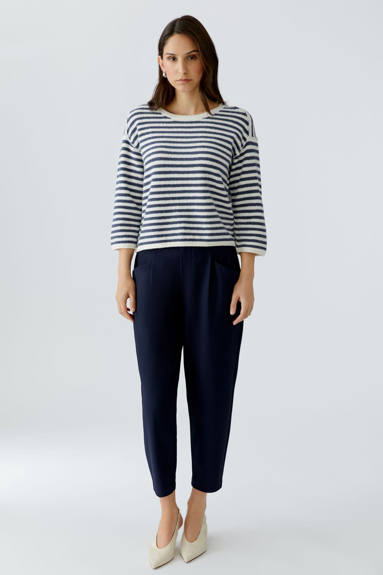 OUI Pullover whiteblue, Bild 1