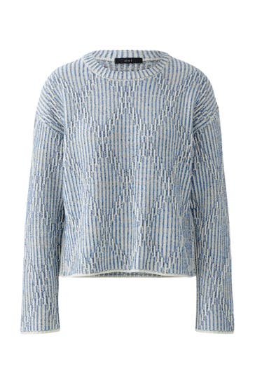 OUI Pullover ltbluewhite