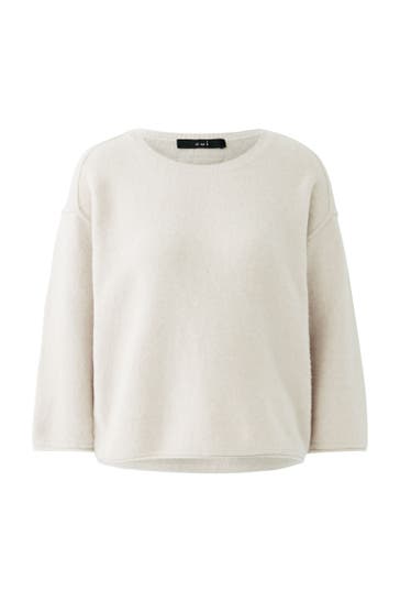 OUI Pullover offwhite