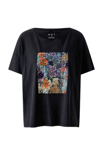 OUI T-Shirt washedoutblack