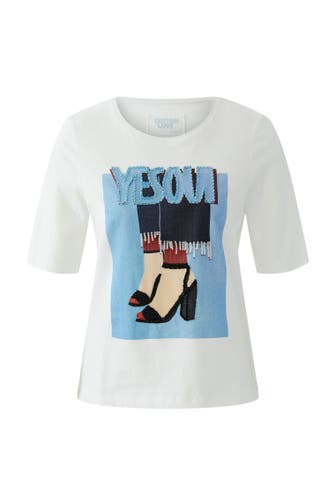 OUI T-Shirt clouddancer