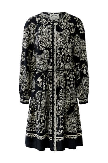 OUI Casual-Kleid blackoffwhite