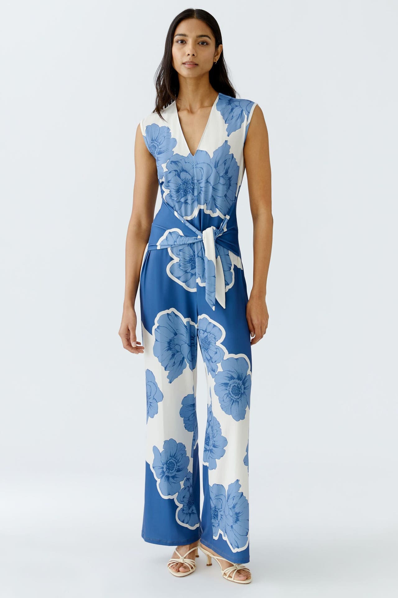 OUI Jumpsuit bluewhite Slim, Bild 1