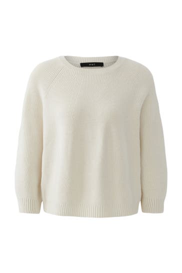 OUI Pullover offwhite