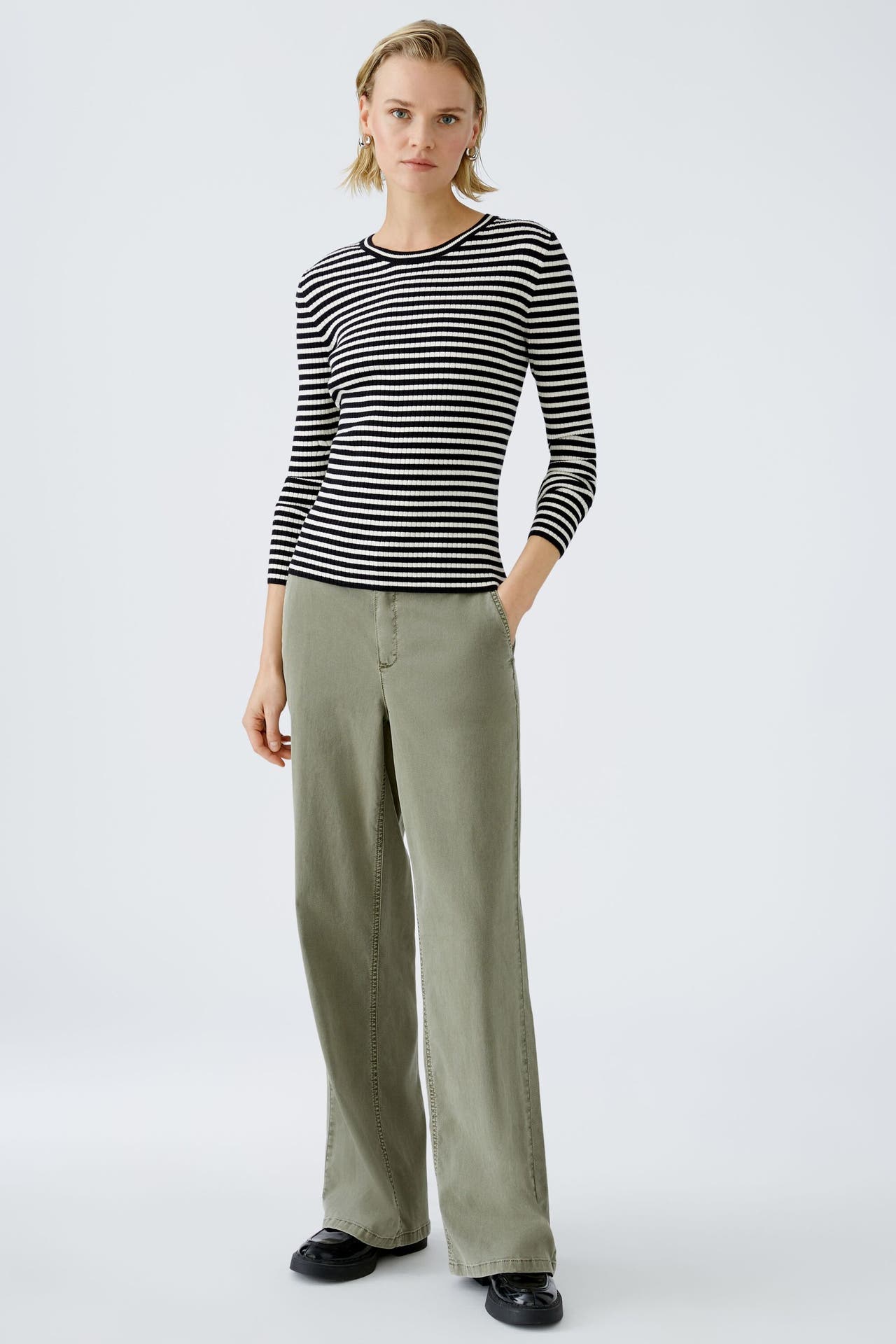 OUI Pullover blackoffwhite, Bild 1