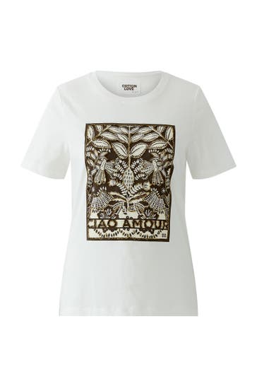OUI T-Shirt clouddancer