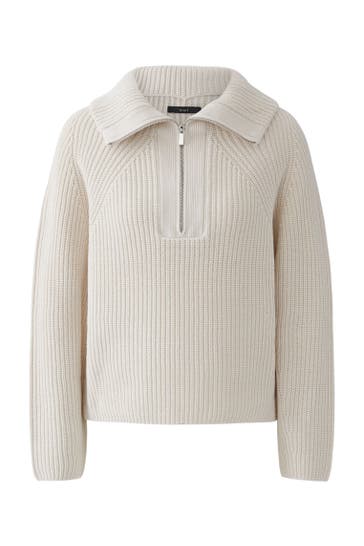 OUI Pullover offwhite