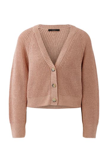 OUI Strickjacke dustyrose