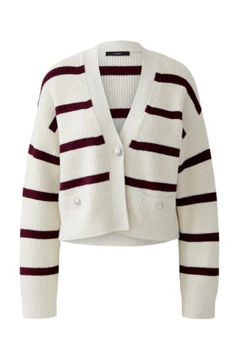 OUI Strickjacke whitered