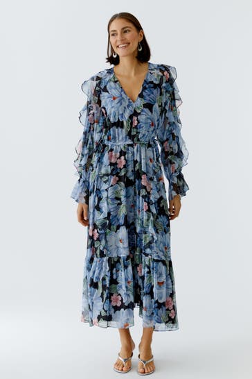 OUI Maxikleid dkblueblue