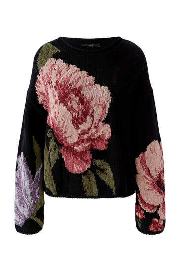 OUI Pullover blackred