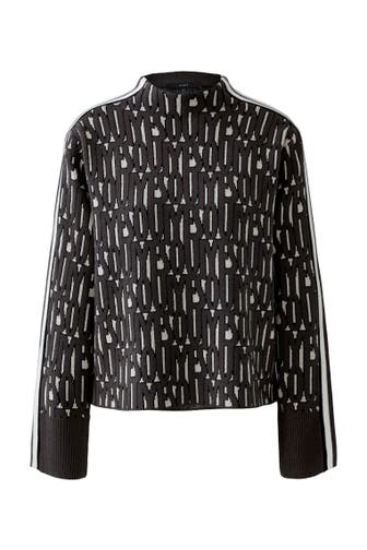 OUI Pullover offwhiteblack