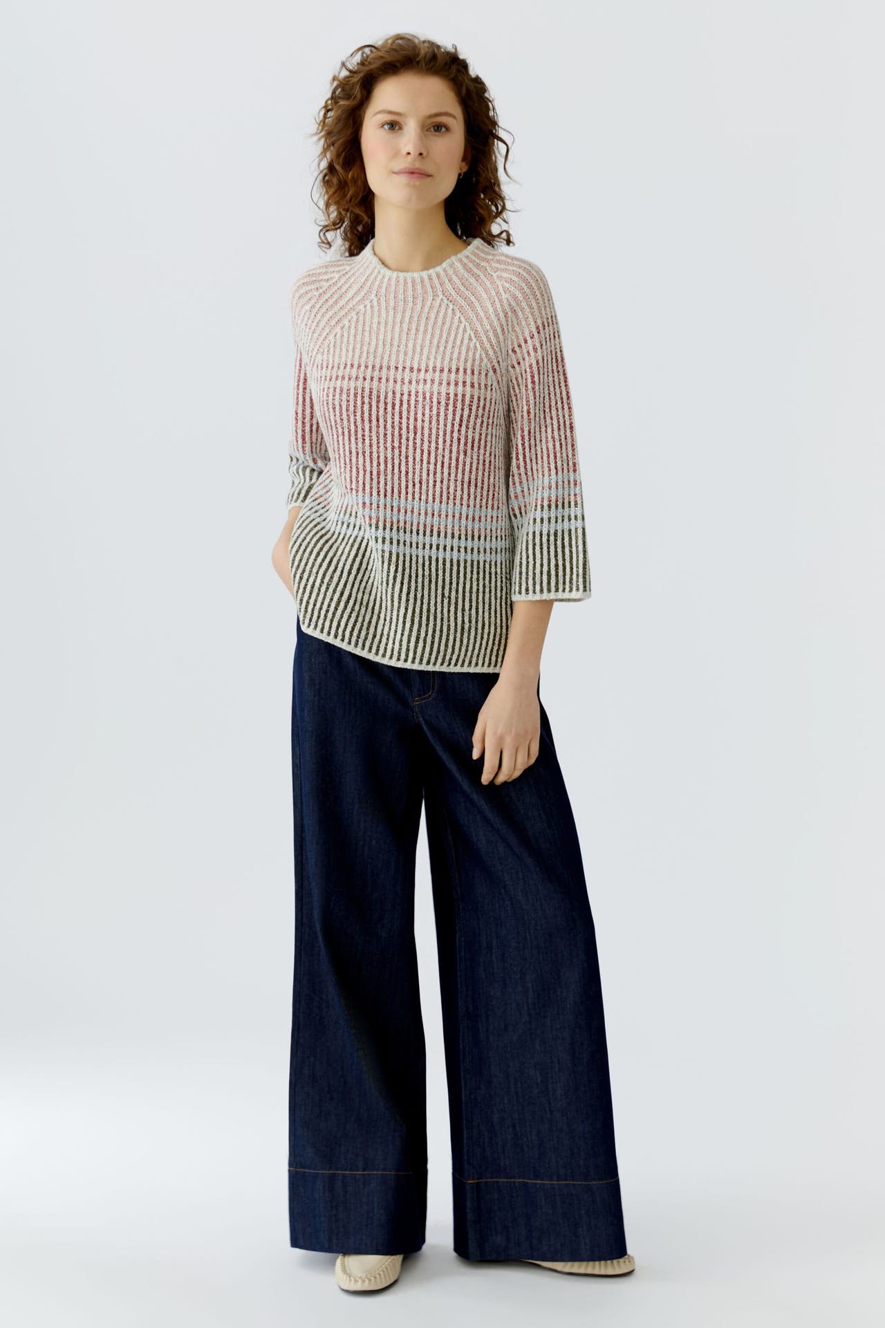 OUI Pullover offwhitered, Bild 1