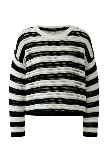 OUI Pullover whiteblack