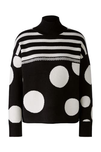 OUI Pullover blackoffwhite