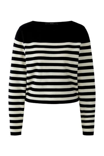 OUI Pullover blackoffwhite