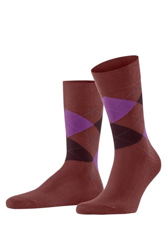FALKE Socken Sensitive Argyle rust (8214)