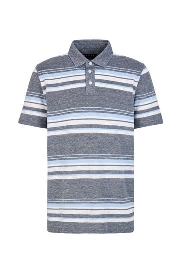 FALKE Polo-Shirt Cotton Linen space blue (6116)