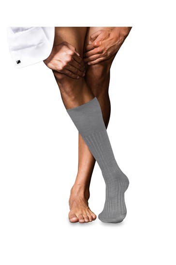 FALKE Socken No. 13 Finest Piuma Cotton m.grey mel (3530)