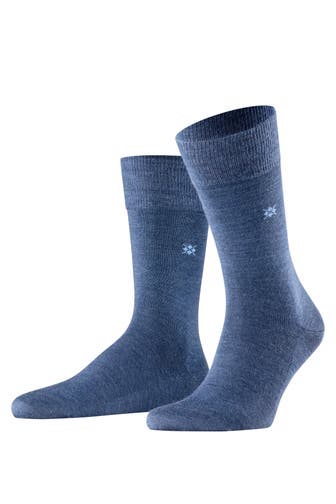 BURLINGTON Socken Leeds dark blue mel. (6688)