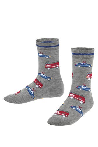 FALKE Socken Police and Fire Cars