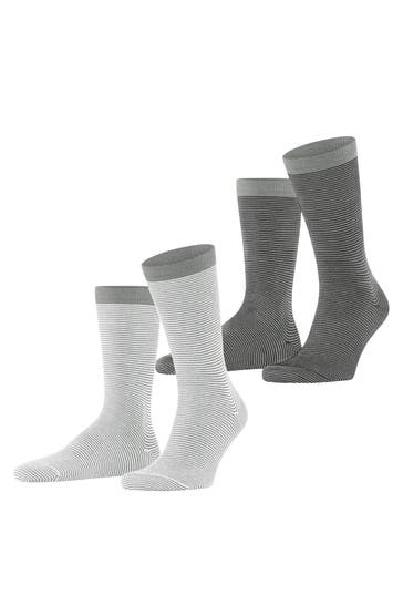 ESPRIT Socken Allover Stripe 2-Pack sortiment (0030)
