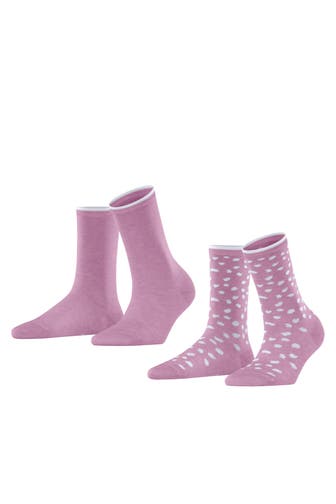ESPRIT Socken Irregular Dot 2-Pack orchid (8621)
