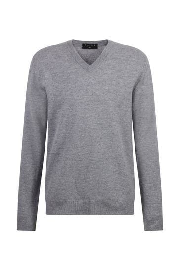 FALKE Pullover Pure Lambswool light grey (3400)