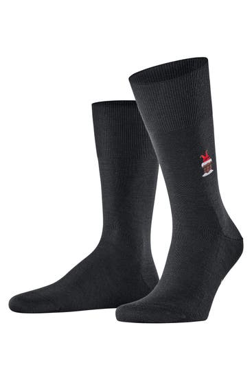 FALKE - Socken Airport Santa black (3000)