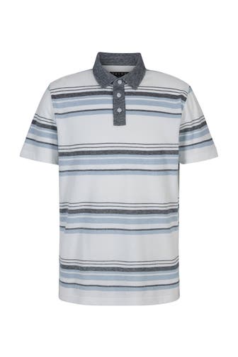 FALKE Polo-Shirt Cotton Linen sky blue (6876)