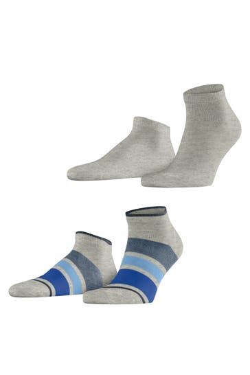 ESPRIT Socken Fresh Stripe 2-Pack storm grey (3820)