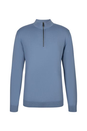 FALKE Pullover Pure Merino Wool sky blue (6876)