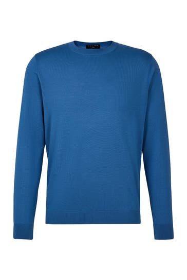 FALKE Pullover Ultrafine Merino Wool ocean (6506)