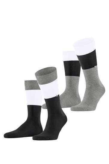 BURLINGTON Socken Magic Mismatch 2-Pack black (3000)