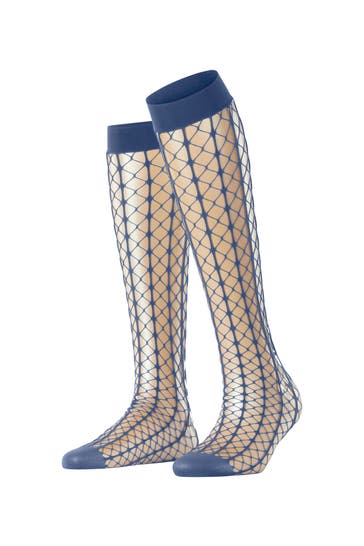 FALKE Socken Paradise Net smoky blue (6483)